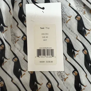 Anthropologie Bailey 44 Monkey Print Halter Top‎ size xs NWT thumbnail 3