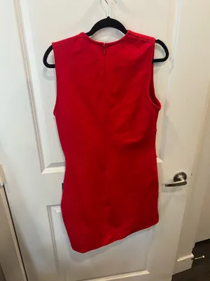 Lulus Red Bodycon Mini Dress ❤️ XL NWT thumbnail 3