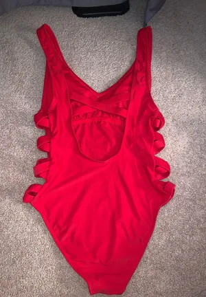 Target Red One Piece Swimsuit thumbnail 3