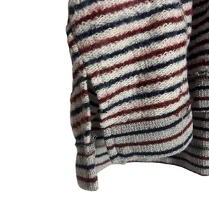 Free People Little Ann Blue Red Striped Dolman Sleeve Sweater Top Size XS thumbnail 7