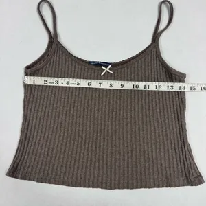 Brandi Melville Brown Skylar Bow Tank Top - One Size.‎ thumbnail 9