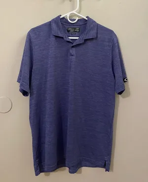 Oakley Men's Heathered Periwinkle Polo thumbnail 1