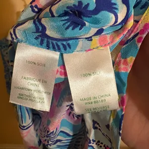 Lilly Pulitzer Elsa Top in Bali Blue Once Upon a Tide thumbnail 4