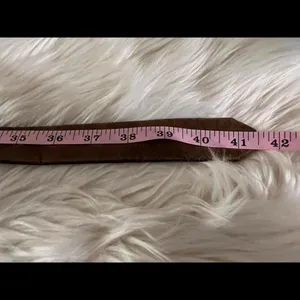 Michael Kors Black Belt with Silver Hardware thumbnail 4