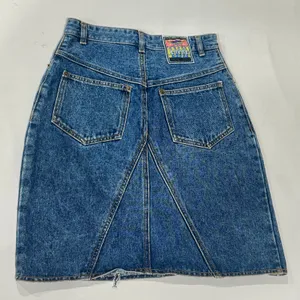 Vintage Lawman Jeans Acid Wash Denim Skirt 7/8 80s 90s Western High Waist thumbnail 2