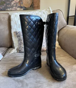 JustFab Tall Rubber Boots thumbnail 2