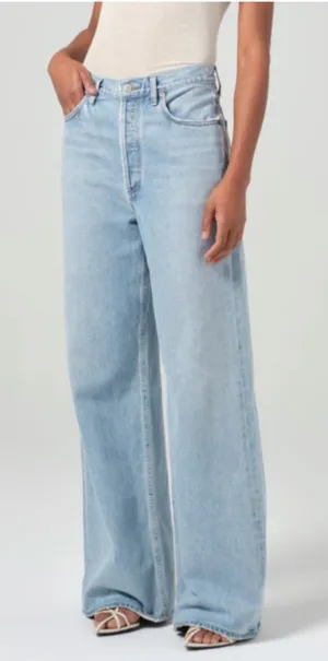 AGOLDE Dame High Rise Wide Leg Jeans- size 32 thumbnail 1