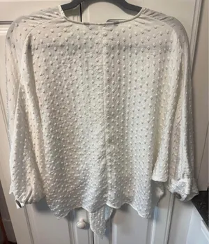ZARA Medium White Top thumbnail 2