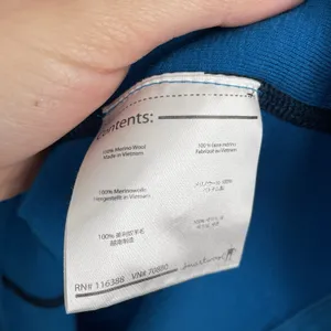 Smartwool Size S Blue Womens 1/2 Half Zip Pullover Merino Wool *small hole thumbnail 4