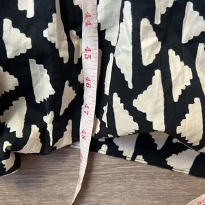 Zara New Long Print Collar Dress Black thumbnail 13