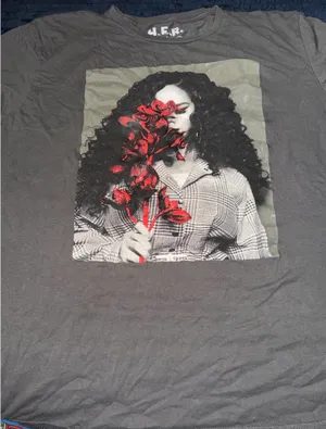 Her T Shirt Gray Size L thumbnail 2