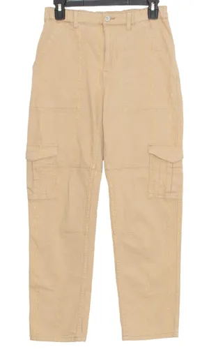 Urban Outfitters Pants Cargo Y2K Utility 90s Streetwear Elastic Waist Tan 24 thumbnail 1