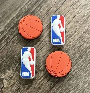 NBA Basketball Team Sports Charm For Crocs Shoe Charms Bracelet - 4 Pieces thumbnail 2