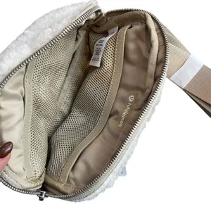 Lululemon Everywhere Belt Bag‎ Fleece Natural Beige Tan Silver Hardware New thumbnail 6
