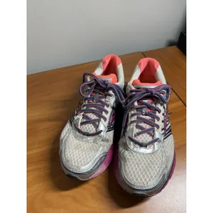 Brooks Adrenaline GTS 14 Women's Running Shoes White Pink Purple Sz 10.5B thumbnail 3