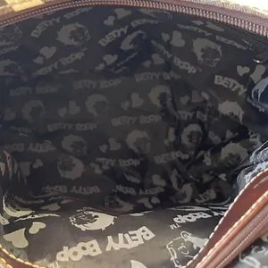 Betty Boop Faux Leather Purse Cow Spots Print Western Vintage Tote Bag thumbnail 13