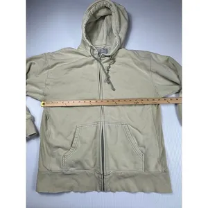 TNA Cozy AF Fleece Zip Up Hoodie Sweatshirt‎ Beige Casual Comfort Size 2 thumbnail 3