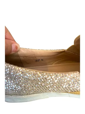 Jimmy Choo Crystal Slip-On Sneakers – Size 37.5 thumbnail 5