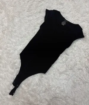 Free people intimately seamless black bodysuit small thumbnail 1