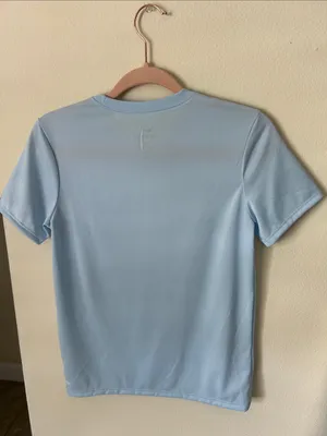 Nike dry fit Tee baby blue workout casual T-shirt XS thumbnail 4