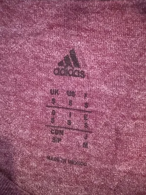 Adidas Arizona State Sun Devils V-neck Tee Maroon Gold Small thumbnail 4