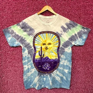 Kansas Carry On Wayward Son Lyric Desert Rock Tie Dye L thumbnail 1