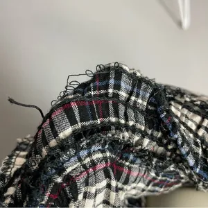 Zara Plaid Dress Shirred Smocked Long Sleeve V-Neck‎ Midi Women Size Medium thumbnail 12