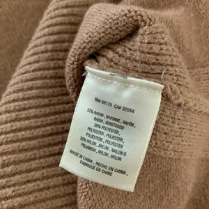 Moth Tan Mock Neck Pullover Sweater Long Sleeve‎ Ribbed Hem Soft Knit XS thumbnail 8