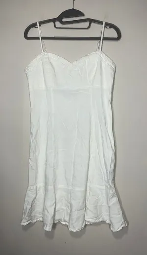 KUT from the Kloth White Sweetheart Sundress brunch garden party festival Sz S thumbnail 1