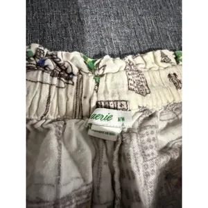 Aerie Women's Pajama Jogger Pants Sz M Knit City Graphic Holiday Christmas thumbnail 9