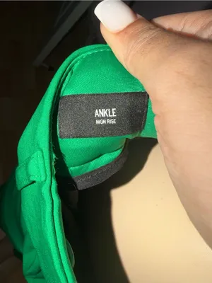 Express Cropped Ankle Trousers in Emerald Green thumbnail 5