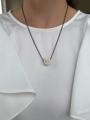 Pearl Beaded Necklace Boutique thumbnail 3