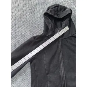 Lululemon Women's Black Full Zip Scuba Hoodie Jacket Thumbholes Size‎ 8 thumbnail 7