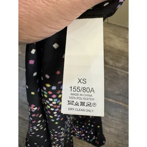 Kate Spade New York‎ Women Black Confetti Cheer Blouse Size XS Flutter Sleeve thumbnail 10