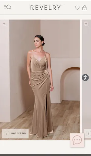 Revelry Dress Gold Size 2 thumbnail 2