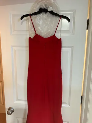 Red prom dress Size M thumbnail 3