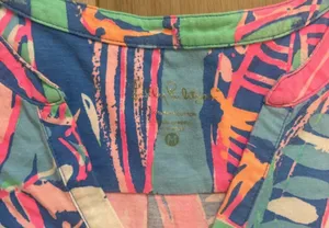 Lilly Pulitzer Ali Pima Cotton Dress 3/4 Sleeve thumbnail 2