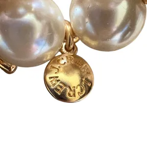 J.Crew Set of Two Nautical Pearl Bracelet Ship Wheel Knot‎ Gold AX372 NWT thumbnail 5