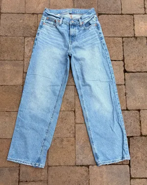 bran new never worn American Eagle Outfitters blue denim jeans thumbnail 1