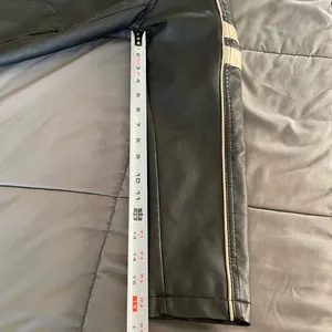 DISTORTION Black Leather Jacket — Small thumbnail 10