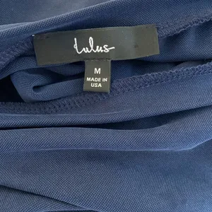 Lulus Like Minded Slate Blue Bodycon Dress Size M Classic Glam thumbnail 10