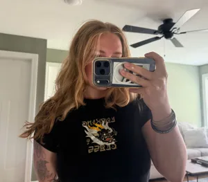 Black Dragon Graphic Baby Tee | Y2K Streetwear | Size S thumbnail 1