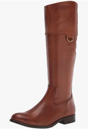Frye Melissa D Ring Riding Boots Caramel‎ Antique Pull Up Leather Sz 9 NWOB thumbnail 1