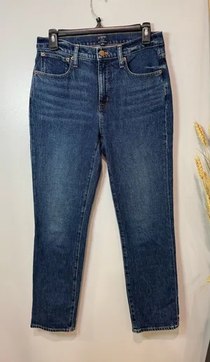 J.CREW Women's Slim Boyfriend Jeans Blue Size 27 Style #CB361 thumbnail 1