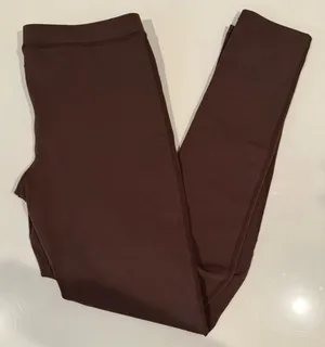 Prana 7/8 Leggings Chocolate Brown Low Rise Small thumbnail 1