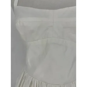 Amanda Uprichard Napoli Lemon Print Cotton Mini Dress White Size‎ S thumbnail 10