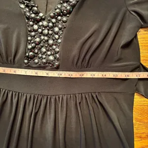 Siren Lily Black‎ Short Sleeve Knee Length Dress A line Belted NO SIZE TAG thumbnail 7