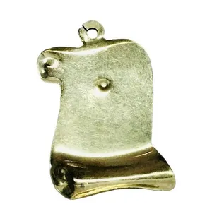 Gold Filled Jesus Christ Scroll Charm Pendant thumbnail 2