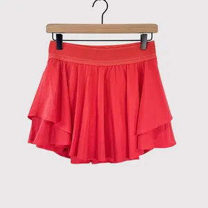 Lululemon Womens Skort Red Court Rival Swift High Rise Mini Skirt Lined Size 6 thumbnail 2