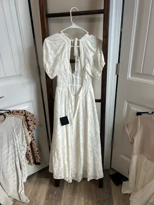 Lulus Midi Dress Lace thumbnail 2